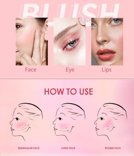 Zvýrazňovač tváre Púdrová lícenka Bronzer Cream Stick Blusher #7