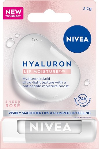 NIVEA TYČNÝ BALZAM NA PRY Hyal. Čistá ruža