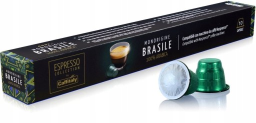 Kapsule pre NESPRESSO CAFFITALY Brazília 10 ks