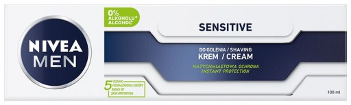 NIVEA FOR MEN Krém na holenie Sensitive 100 ml