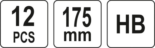SADA TESÁRSKYCH CUŽEB 12 KS 175MM HB