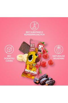BUĎTE RAW! KIDS tyčinka jahoda banán bez cukru 25g