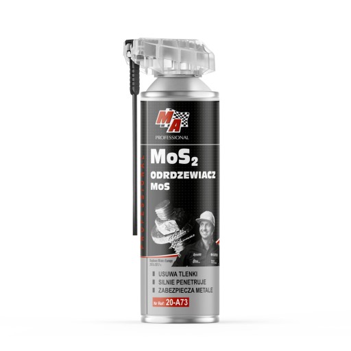 ODSTRAŇOVANIE HRDZE MOS2 500ML - APLIKÁCIA-MA PROFESSIONAL