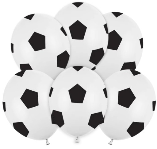 Súprava balónov Futbal Futbal Narodeniny 6 ks.