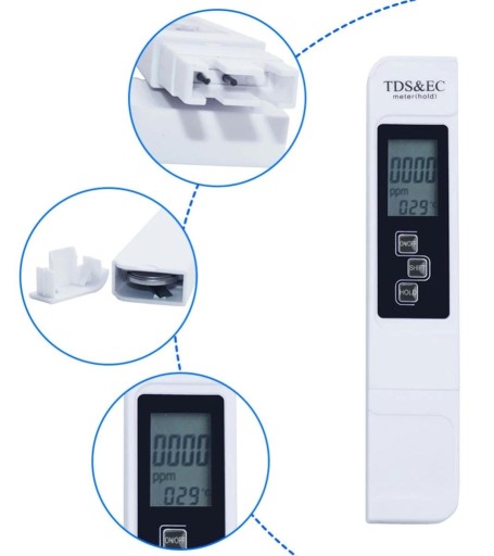 METER TVRDOSTI VODY TDS EC TEMP TEMP OSMOSIS TESTER