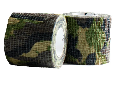 Samolepiaca stabilizačná súdržná bandáž YellowBAND 5cm camo zelená
