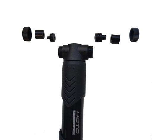 BENTO mini PUMP na bicykel s UPEVNENÍM NA BICYKEL, TELESKOPICKÁ FV DV AV