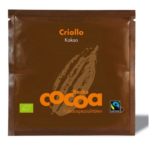 Criollo kakaový prášok sáčok FT bezlepkový BIO 20 g Becks kakao