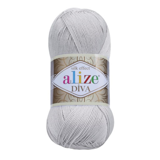 Alize Diva 168 - svetlo šedá