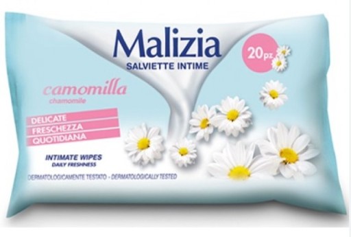 Malizia obrúsky na intímnu hygienu harmanček 20