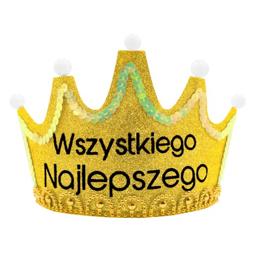 Všetko najlepšie k narodeninám zlatá ledová korunka