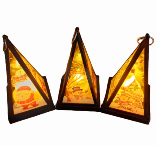 Rorátový adventný lampáš svieti na čierno