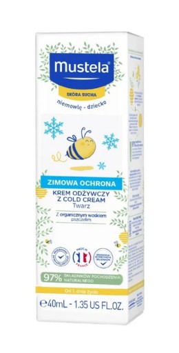 MUSTELA COLD CREAM Výživný krém 40 ml