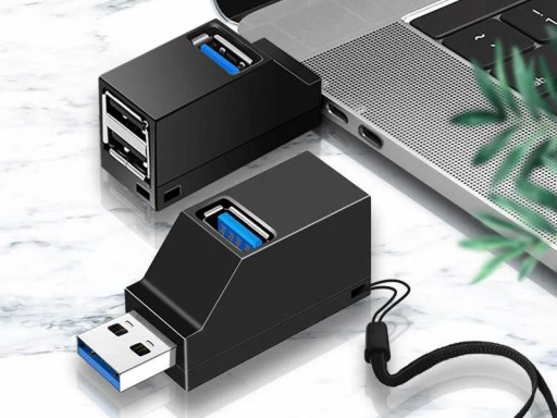 USB PORT ROZDELOVACÍ ADAPTÉR RÝCHLY HUB USB 3.0 1x USB 3.0 A 2x USB 2.0