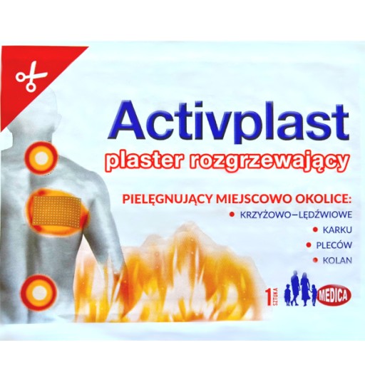 ACTIVPLAST NÁplasť na hrejivosť 12x18 cm 1 ks
