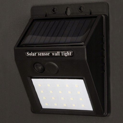LED SOLÁRNA LAMPA SO SNÍMAČOM DO VONKAJŠEJ ZÁHRADY