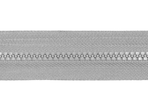 Členkový zips k bunde 70cm / ŠEDÝ