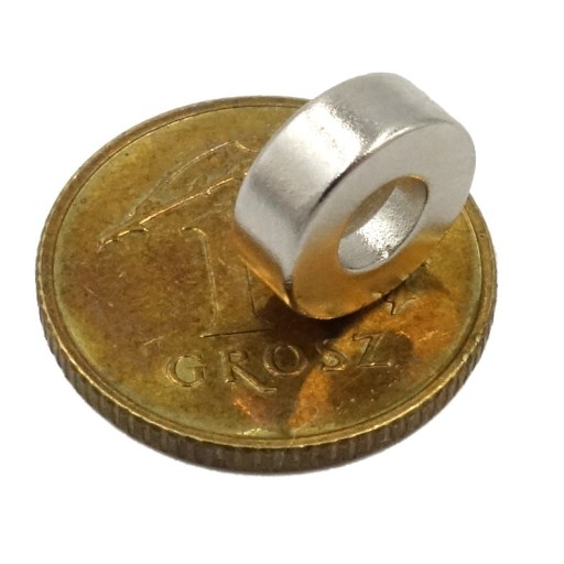 Neodymový magnet 8x6 / 3,5x3 mm SCREW ROCK N42 STRONG ROUND