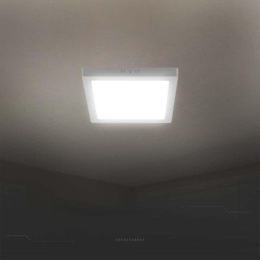 V-TAC LED panel Prisadené prémiové stropné svietidlo 18W štvorcové 220x220 VT-61018 40