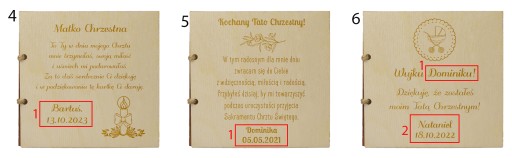 Ďakujeme krstným rodičom Krst – kard
