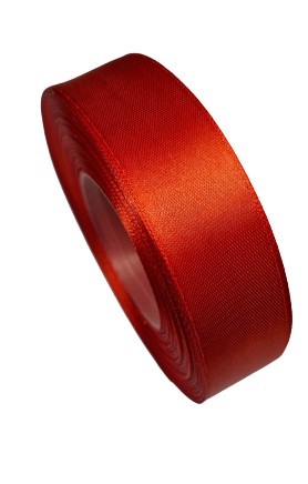 stuha saténová STUHA 25 mm 32 m ČERVENÁ