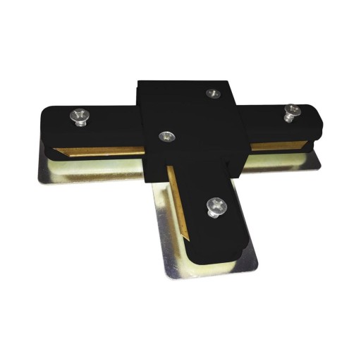TRACK LIGHT Čierny konektor lampy typu T