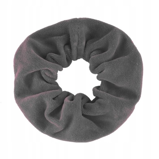 Veľká gumička do vlasov SCRUNCHIE GRAPHITE GREY