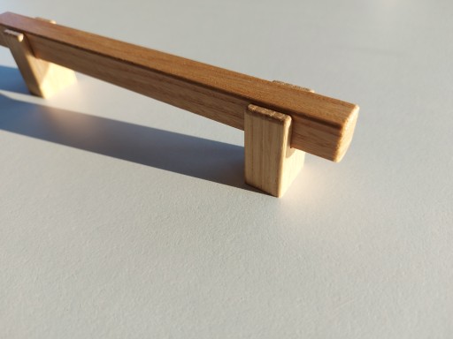 Nábytkové madlo zábradlia v tvare U, dĺžka 146mm, šírka 96mm