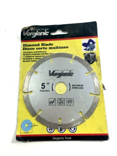 Diamantový kotúč na betón 125 mm VERGIONIC