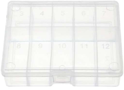 Organizér 10 priehradiek 59x47x15 mm OR34