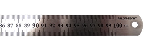 OCEĽOVÉ LINEÁRNE PRAVIDLO 100CM 1000mm NEREZOVÉ PRAVIDLO NEREZOVÁ OCEL