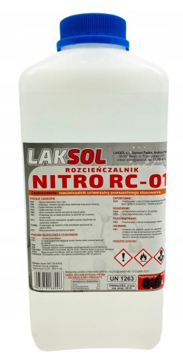 Rozpúšťadlové riedidlo NITRO RC 01 1 ltr