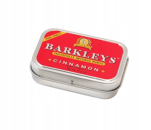 Barkleys škoricové cukríky bez cukru, dražé z USA 15g