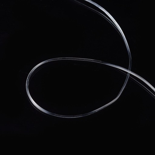 Elastická gumička so silikónovou niťou na náramky, bezfarebná 0,8 mm, 10 m/ cievka