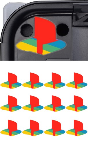 SADA 12 NÁLEPEK S DEKORATÍVNYM LOGOM NÁLEPKY NA KONZOLU PS5 PLAYSTATION 5