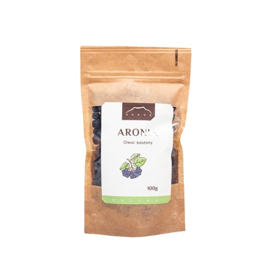 Arónia, sušené ovocie, celé, ručne zberané, 100g Nanga