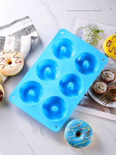 SILIKÓNOVÁ MOLKA NA DONUTY, PNEUMATIKY, FORMULÁR NA DONUTY, DONUTY, MUBBLE 6