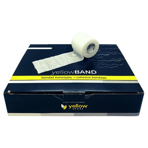 BANDAGE čelenka 7,5cmx4,5m BIELE KOHESIVE obväz