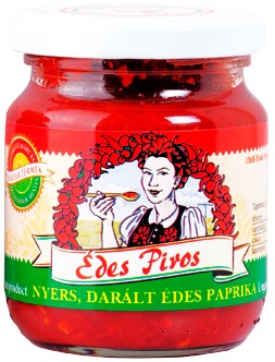 MAĎARSKO Dóza na jemnú paprikovú pastu 210g Edes Piros Chili-Trade