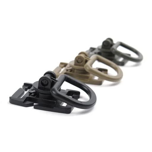 Camo Prídavný D-krúžok Molle Black