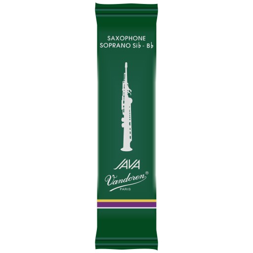 VANDOREN JAVA GREEN jazýčkový soprán saxofón 2.0