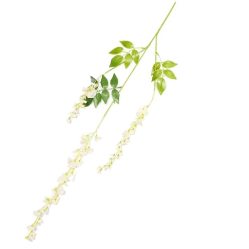 VISTÉRIA ZÁVESNÁ UMELÁ WISTERIA PREDNÁŠKA UMELÉ KVETY LIST XXL 105cm