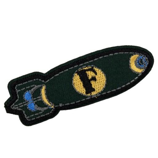 IRON-ON Thermo Patch Rocket Rocket