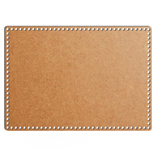 šedý základný košík dno 37x52cm HDF obdĺžnik