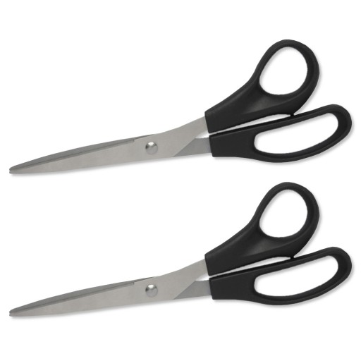 Kancelárske nožnice Nožnice 21cm Čierna Nerez x2