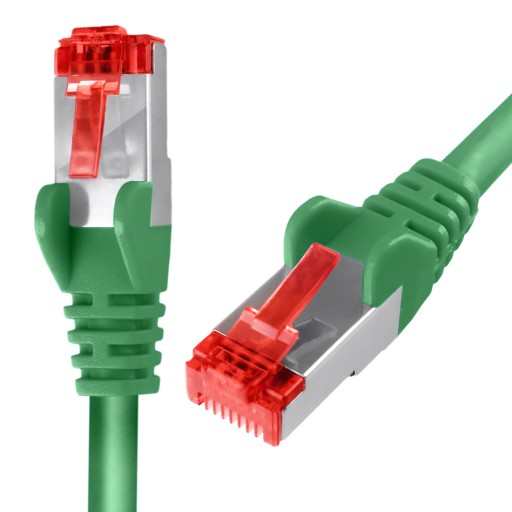 RJ45 LAN kábel CAT 6 S/FTP AWG27 LSZH zelený 5m