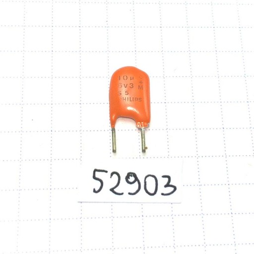 Pevný Al kondenzátor 10uF 6,3V R5 20% 122-SAL x20