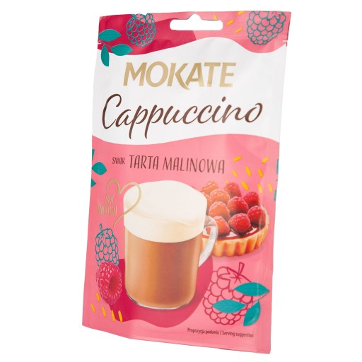 MOKATE Kávový cappuccino malinový koláč 2x 40g