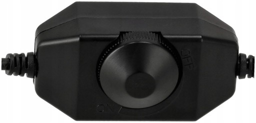 mini DC DIMMER s potenciometrom 12V 24V 4A 48W pre mono LED pásiky ČIERNA