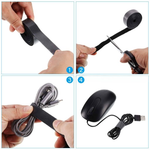 VELCRO PÁSKA ORGANIZÁTOR NA KÁBEL VELCRO PÁSKA 5m 20mm